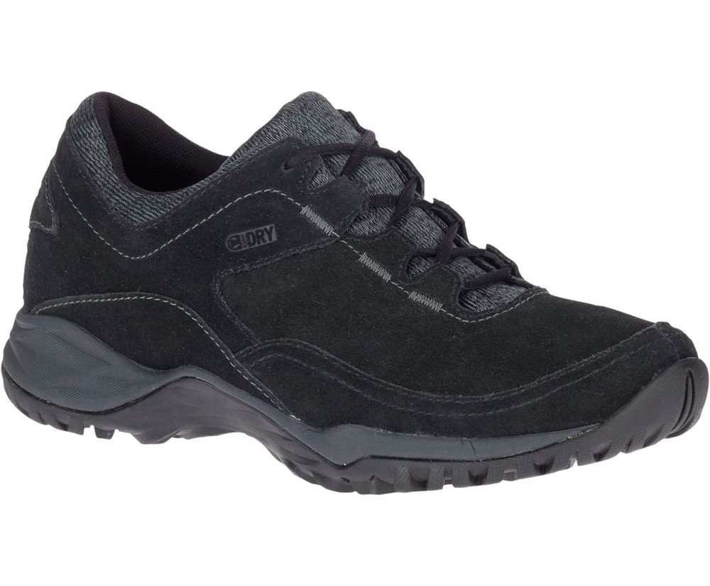 Merrell Sneakers Black - Addison Leather Waterproof Q2 - Womens 91QTNDXFV
